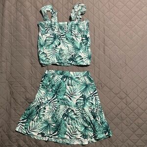 Madden Girl 2 Piece Set - Palm Front Halter & Skirt.  NWT, Various sizes
